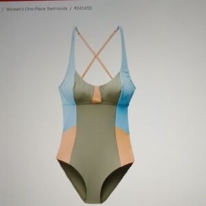 12 Prana Tulum One-Piece Swimsuit. Sweet Agave Color